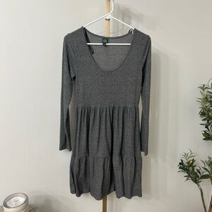 Wild Fable Gray Long Sleeve Dress